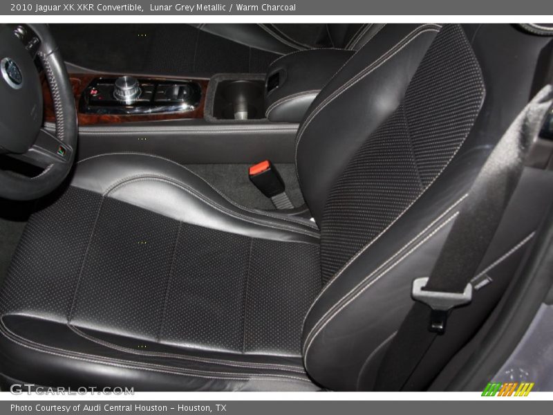 Lunar Grey Metallic / Warm Charcoal 2010 Jaguar XK XKR Convertible