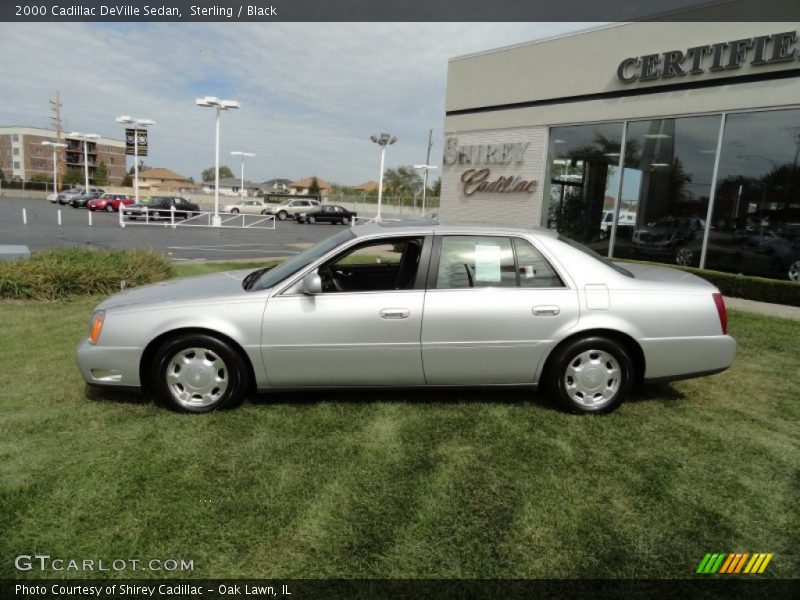 Sterling / Black 2000 Cadillac DeVille Sedan