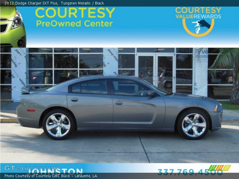 Tungsten Metallic / Black 2012 Dodge Charger SXT Plus