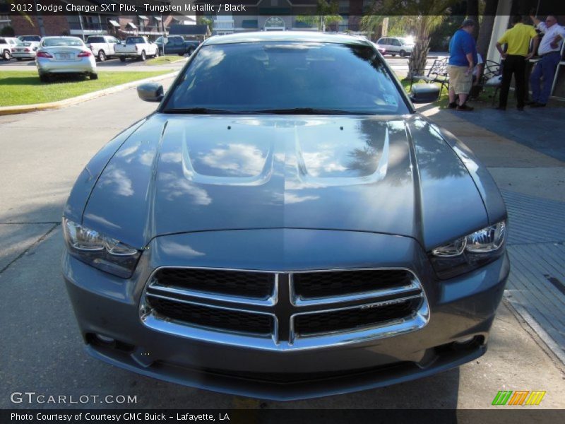 Tungsten Metallic / Black 2012 Dodge Charger SXT Plus