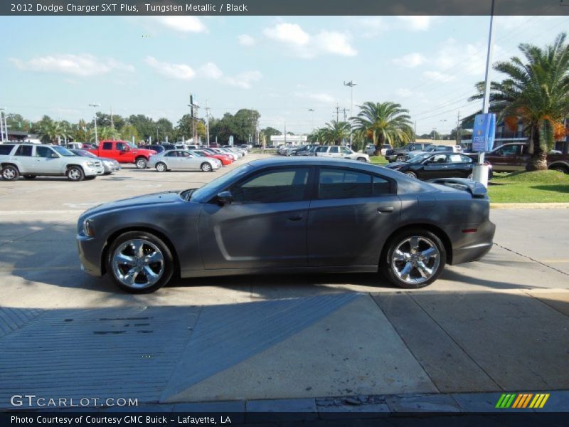 Tungsten Metallic / Black 2012 Dodge Charger SXT Plus
