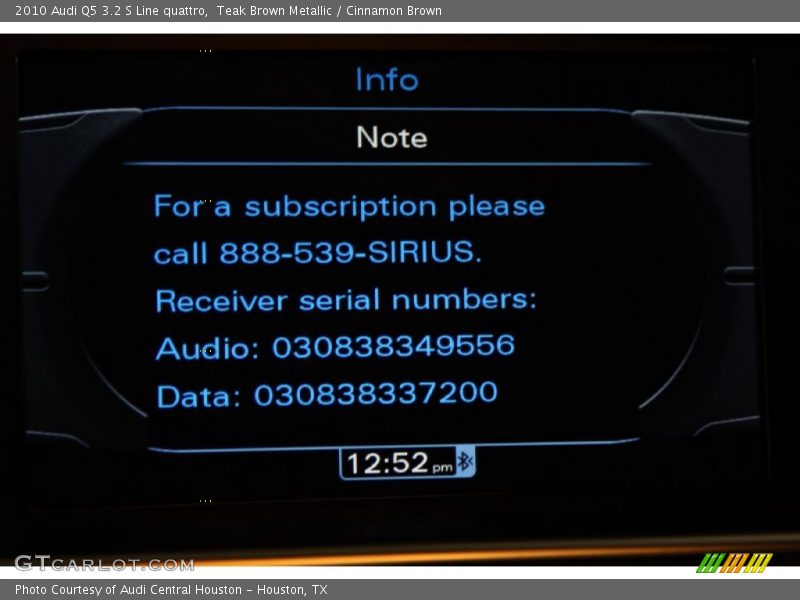 Teak Brown Metallic / Cinnamon Brown 2010 Audi Q5 3.2 S Line quattro