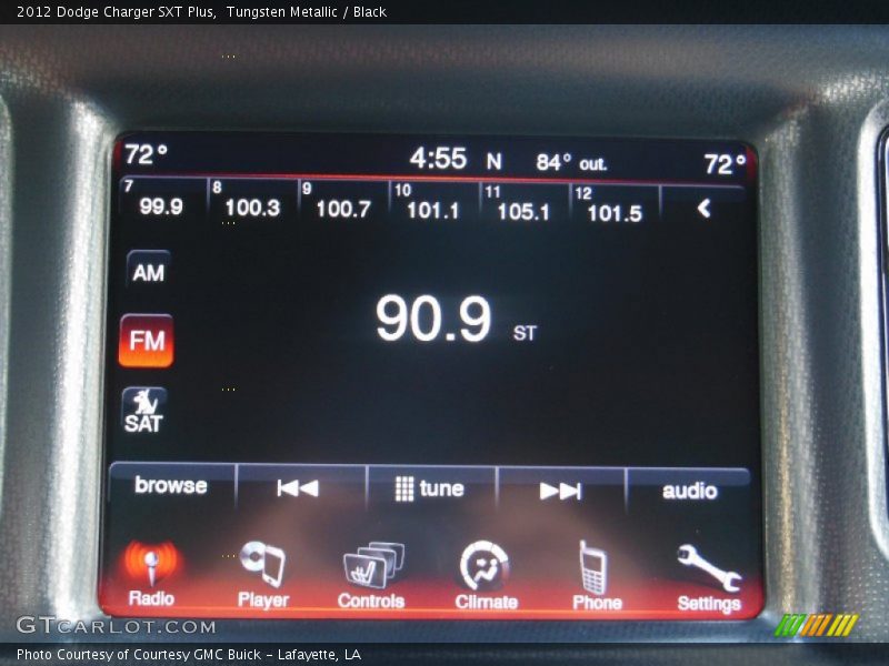 Tungsten Metallic / Black 2012 Dodge Charger SXT Plus