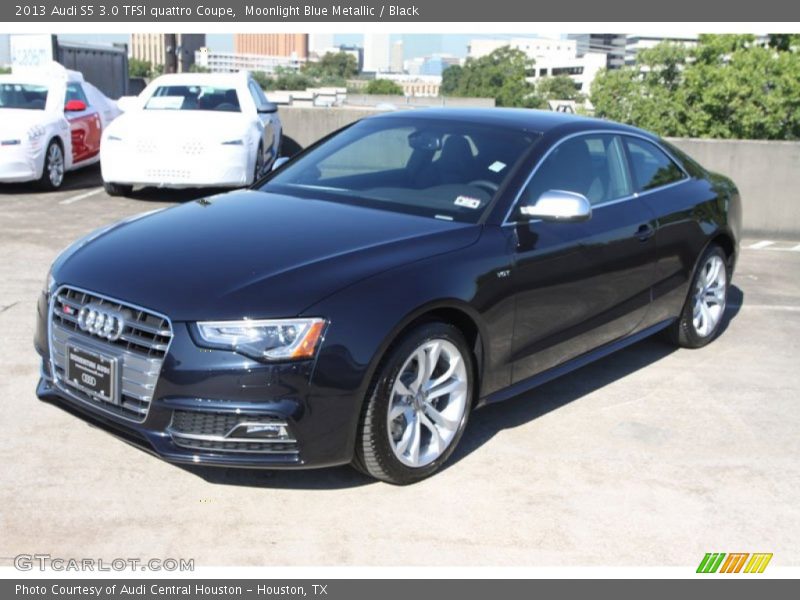 Moonlight Blue Metallic / Black 2013 Audi S5 3.0 TFSI quattro Coupe