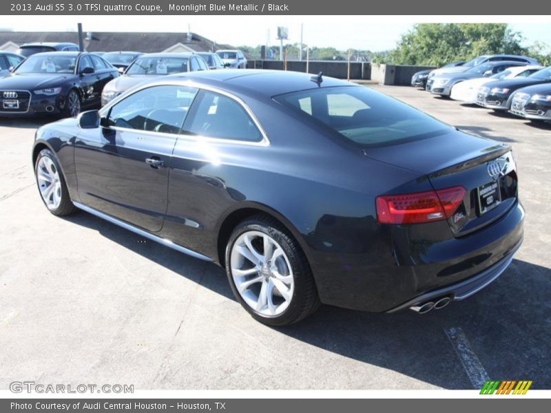 Moonlight Blue Metallic / Black 2013 Audi S5 3.0 TFSI quattro Coupe