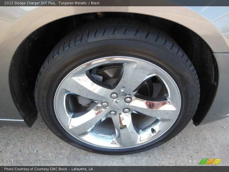Tungsten Metallic / Black 2012 Dodge Charger SXT Plus