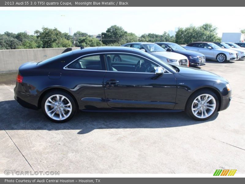 Moonlight Blue Metallic / Black 2013 Audi S5 3.0 TFSI quattro Coupe