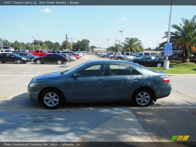 Aloe Green Metallic / Bisque 2007 Toyota Camry LE
