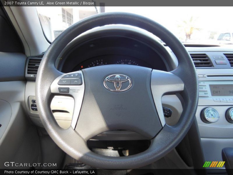 Aloe Green Metallic / Bisque 2007 Toyota Camry LE