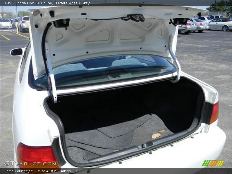 Taffeta White / Gray 1998 Honda Civic EX Coupe