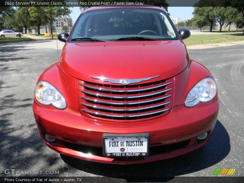Inferno Red Crystal Pearl / Pastel Slate Gray 2010 Chrysler PT Cruiser Classic