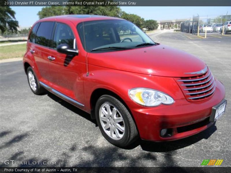 Inferno Red Crystal Pearl / Pastel Slate Gray 2010 Chrysler PT Cruiser Classic