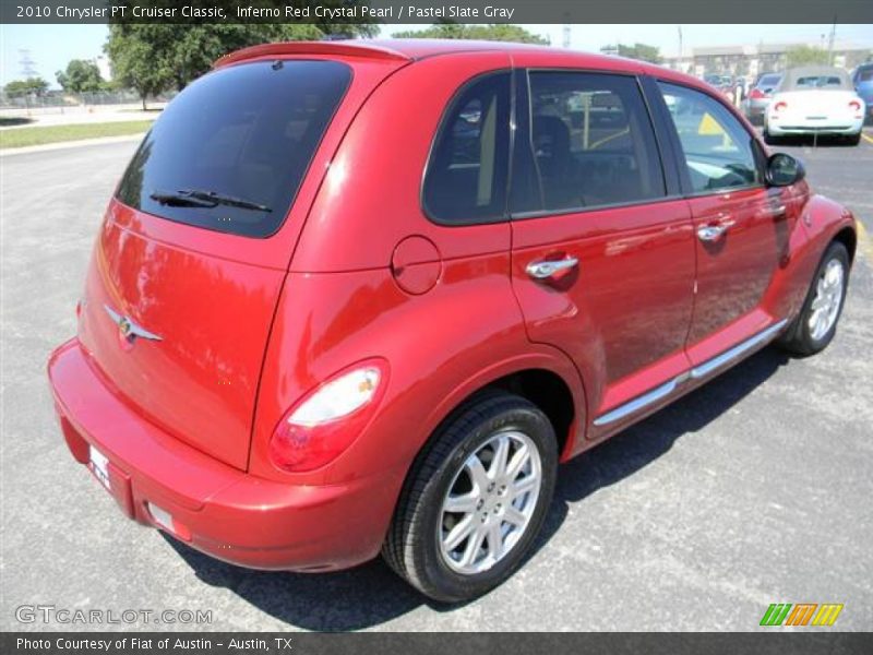 Inferno Red Crystal Pearl / Pastel Slate Gray 2010 Chrysler PT Cruiser Classic