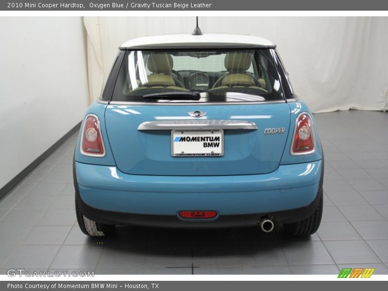 Oxygen Blue / Gravity Tuscan Beige Leather 2010 Mini Cooper Hardtop