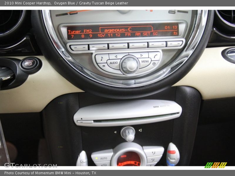 Oxygen Blue / Gravity Tuscan Beige Leather 2010 Mini Cooper Hardtop