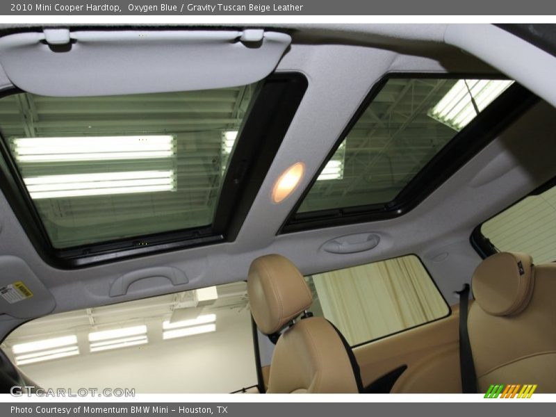 Oxygen Blue / Gravity Tuscan Beige Leather 2010 Mini Cooper Hardtop