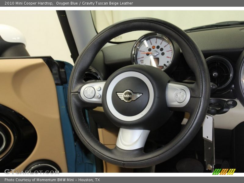 Oxygen Blue / Gravity Tuscan Beige Leather 2010 Mini Cooper Hardtop