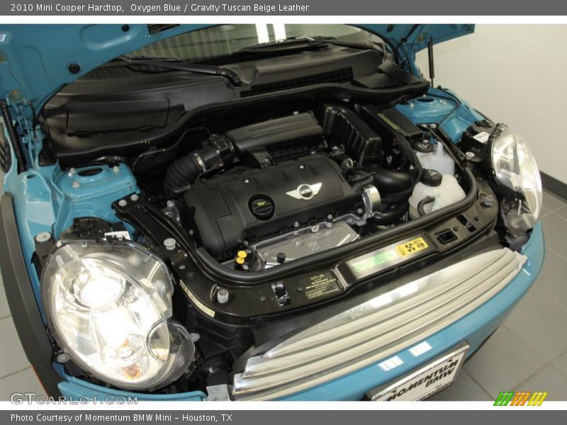 Oxygen Blue / Gravity Tuscan Beige Leather 2010 Mini Cooper Hardtop