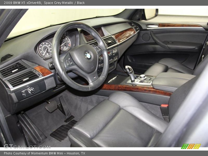 Black Interior - 2009 X5 xDrive48i 