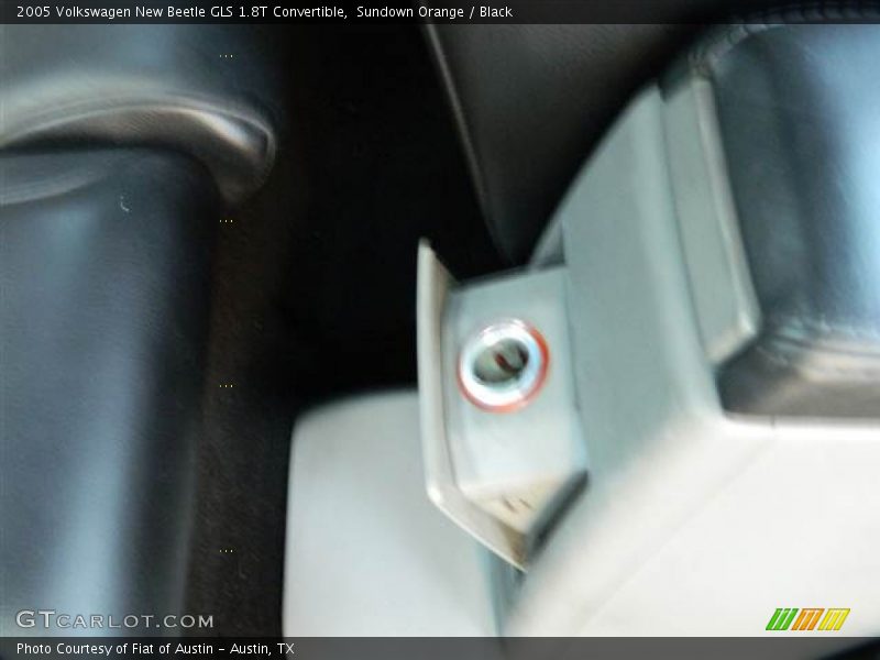 Sundown Orange / Black 2005 Volkswagen New Beetle GLS 1.8T Convertible