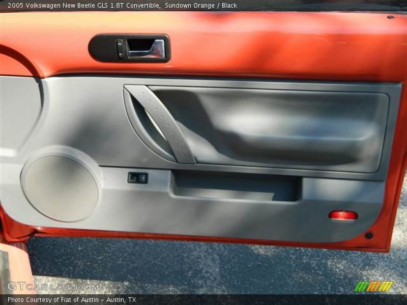 Sundown Orange / Black 2005 Volkswagen New Beetle GLS 1.8T Convertible