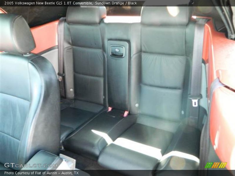Sundown Orange / Black 2005 Volkswagen New Beetle GLS 1.8T Convertible