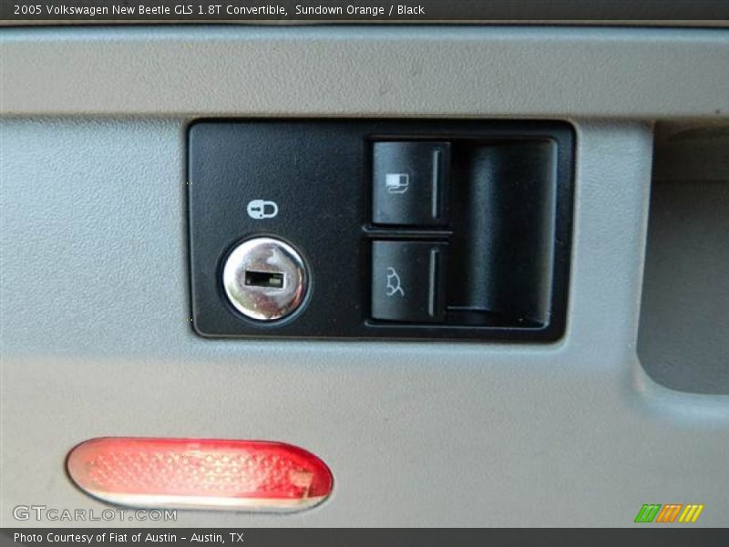Sundown Orange / Black 2005 Volkswagen New Beetle GLS 1.8T Convertible
