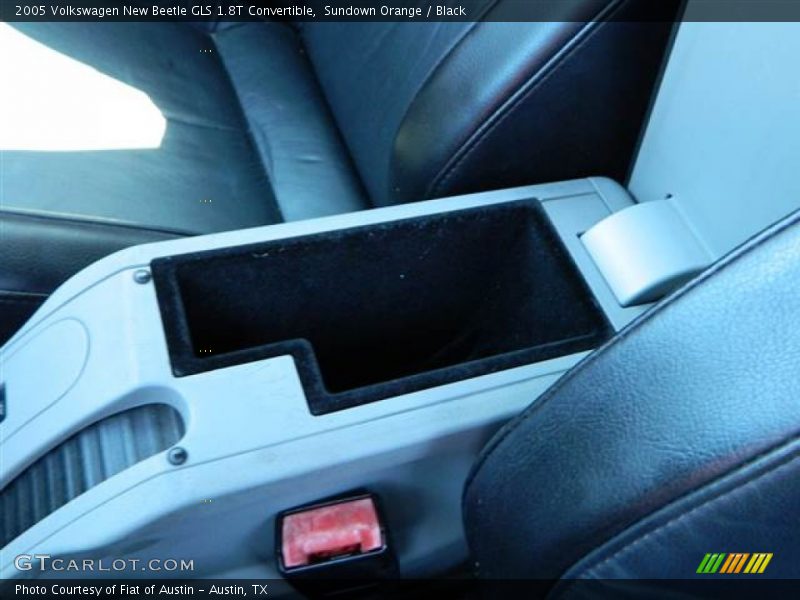 Sundown Orange / Black 2005 Volkswagen New Beetle GLS 1.8T Convertible