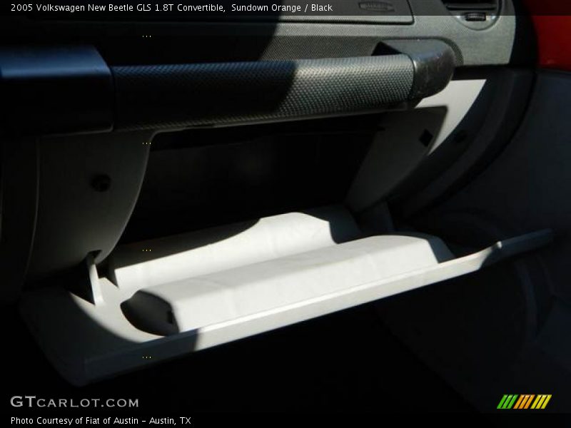 Sundown Orange / Black 2005 Volkswagen New Beetle GLS 1.8T Convertible