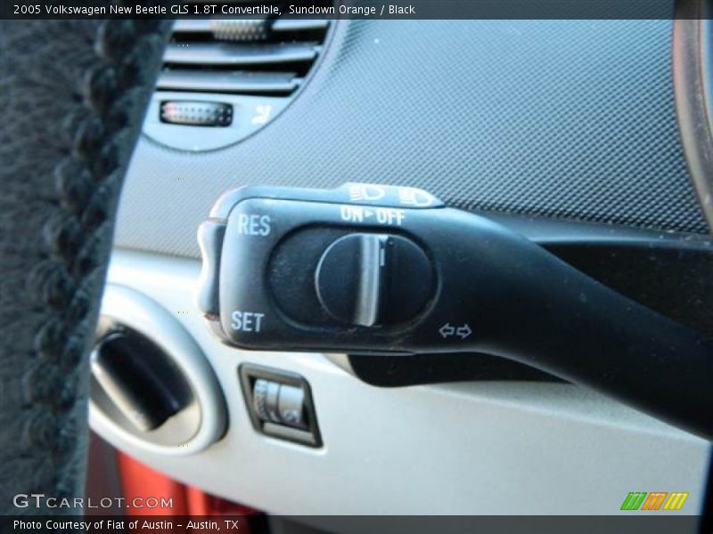 Sundown Orange / Black 2005 Volkswagen New Beetle GLS 1.8T Convertible