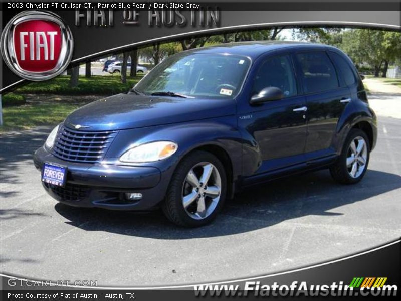 Patriot Blue Pearl / Dark Slate Gray 2003 Chrysler PT Cruiser GT