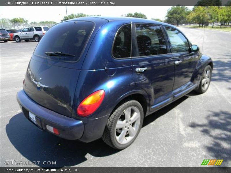 Patriot Blue Pearl / Dark Slate Gray 2003 Chrysler PT Cruiser GT