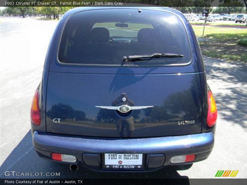 Patriot Blue Pearl / Dark Slate Gray 2003 Chrysler PT Cruiser GT