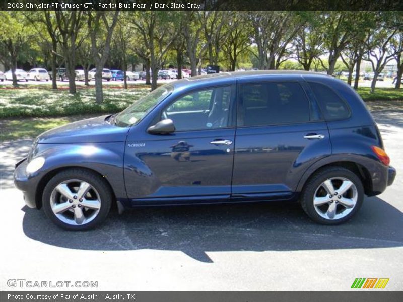 Patriot Blue Pearl / Dark Slate Gray 2003 Chrysler PT Cruiser GT