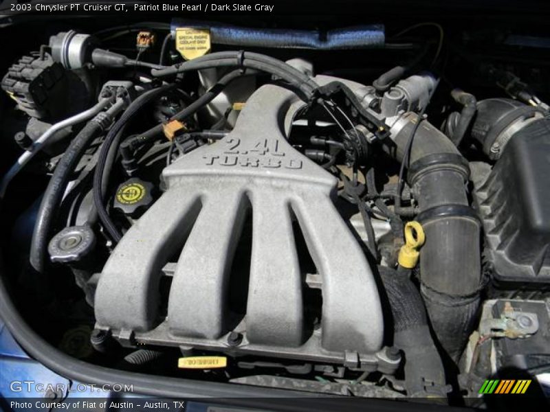 Patriot Blue Pearl / Dark Slate Gray 2003 Chrysler PT Cruiser GT