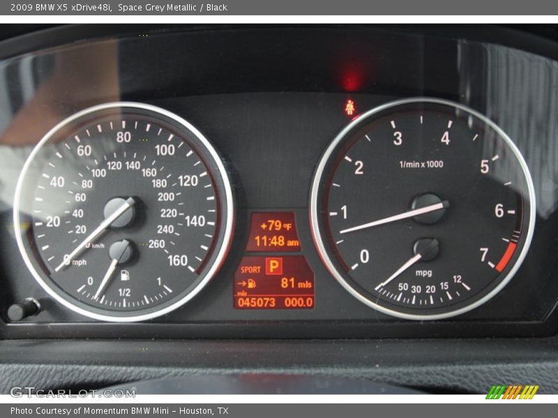 Space Grey Metallic / Black 2009 BMW X5 xDrive48i