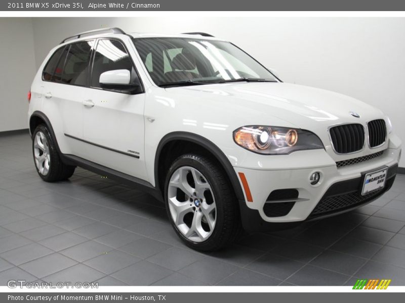Alpine White / Cinnamon 2011 BMW X5 xDrive 35i