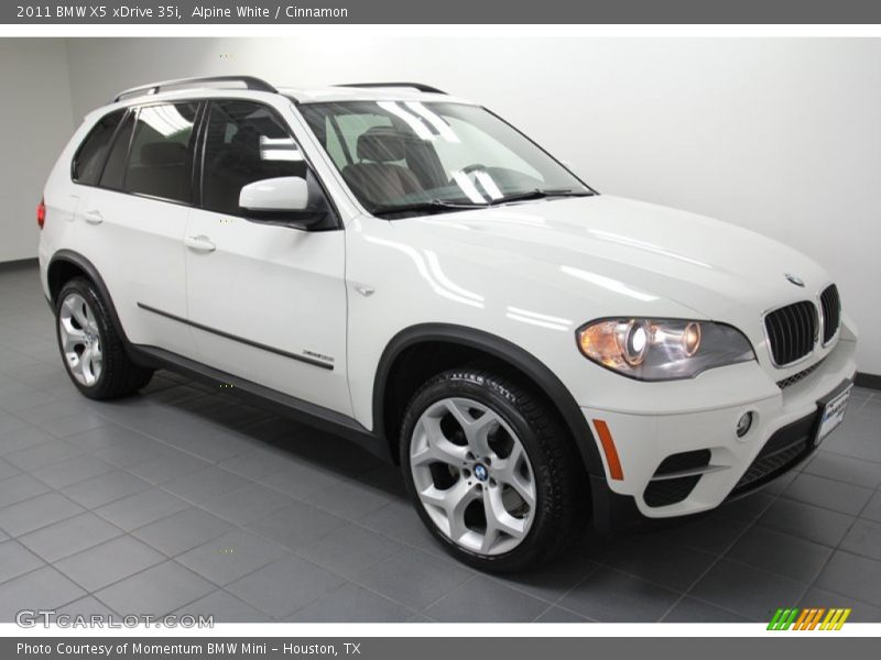 Alpine White / Cinnamon 2011 BMW X5 xDrive 35i