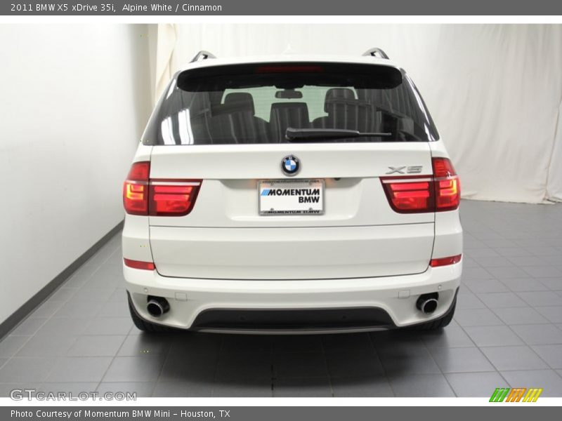 Alpine White / Cinnamon 2011 BMW X5 xDrive 35i