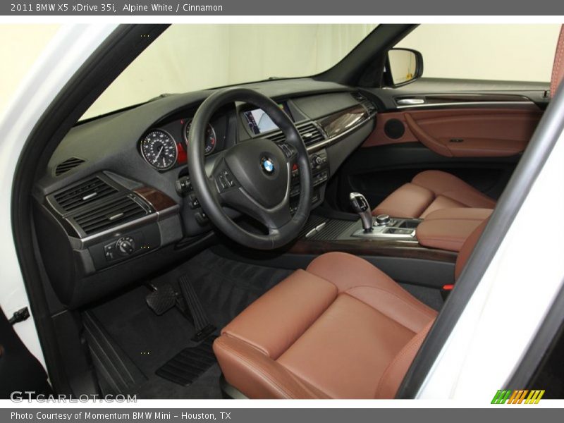 Alpine White / Cinnamon 2011 BMW X5 xDrive 35i