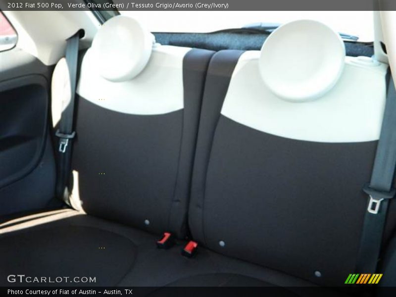 Verde Oliva (Green) / Tessuto Grigio/Avorio (Grey/Ivory) 2012 Fiat 500 Pop