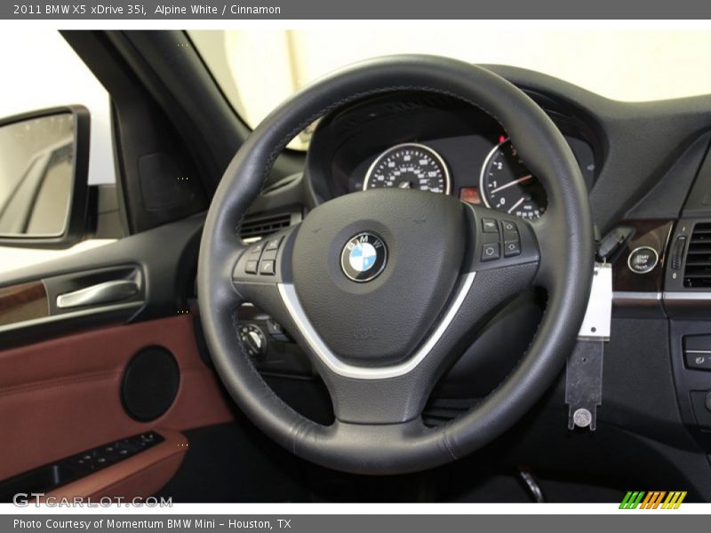 Alpine White / Cinnamon 2011 BMW X5 xDrive 35i