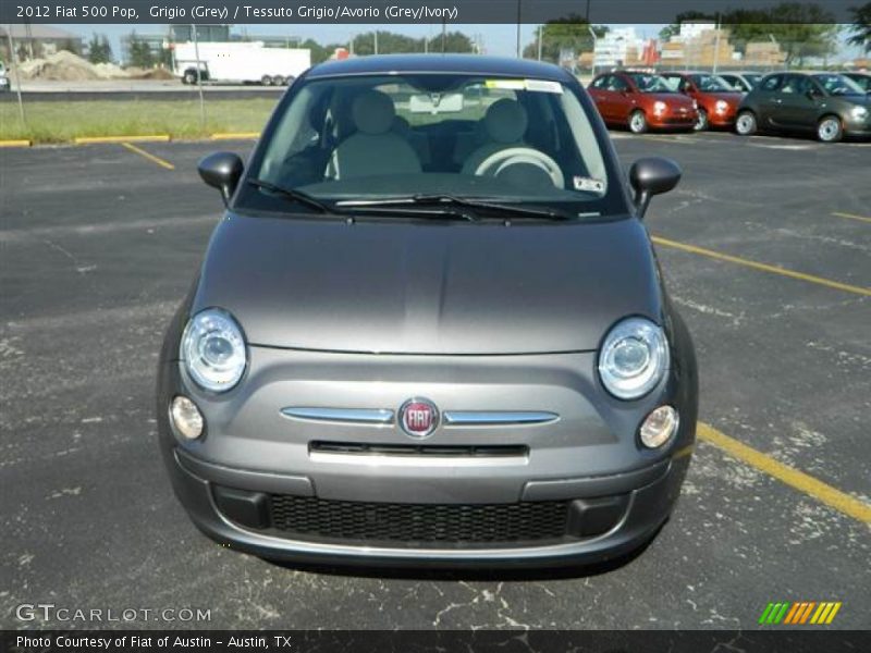 Grigio (Grey) / Tessuto Grigio/Avorio (Grey/Ivory) 2012 Fiat 500 Pop