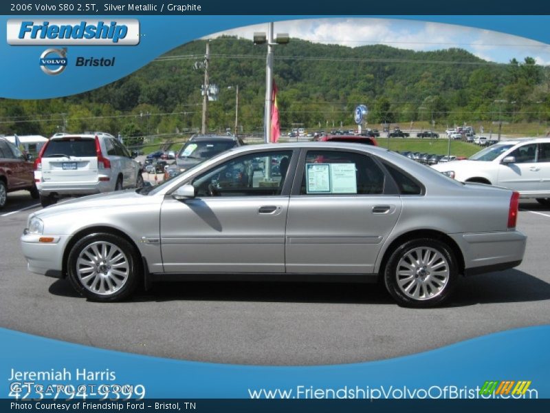 Silver Metallic / Graphite 2006 Volvo S80 2.5T