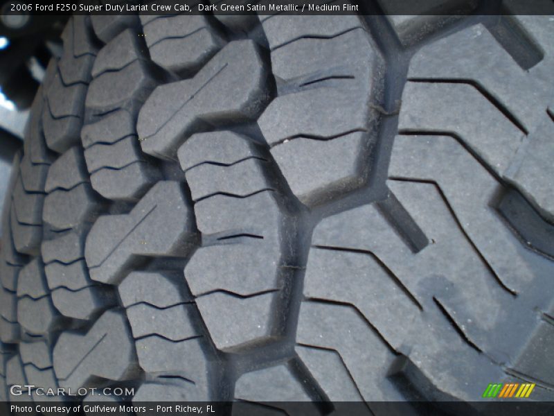 Dark Green Satin Metallic / Medium Flint 2006 Ford F250 Super Duty Lariat Crew Cab