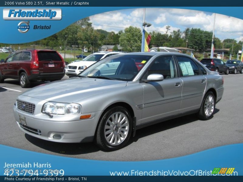 Silver Metallic / Graphite 2006 Volvo S80 2.5T