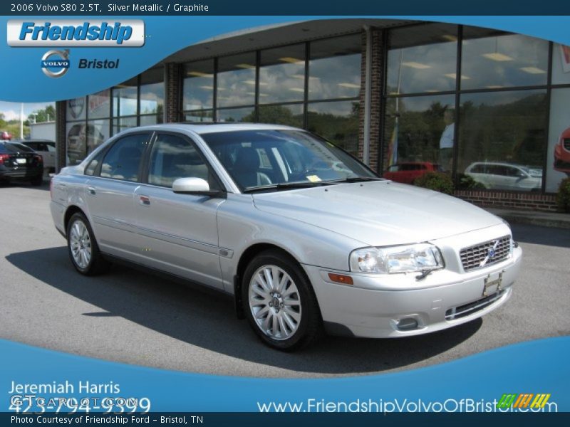 Silver Metallic / Graphite 2006 Volvo S80 2.5T