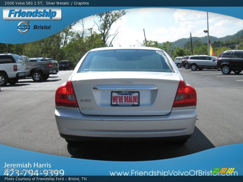Silver Metallic / Graphite 2006 Volvo S80 2.5T