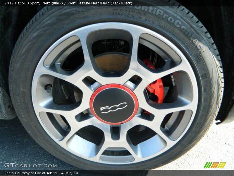 Nero (Black) / Sport Tessuto Nero/Nero (Black/Black) 2012 Fiat 500 Sport