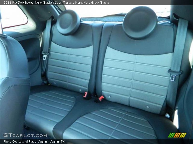 Nero (Black) / Sport Tessuto Nero/Nero (Black/Black) 2012 Fiat 500 Sport